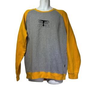 krooked skateboard faces pullover crewneck sweatshirt